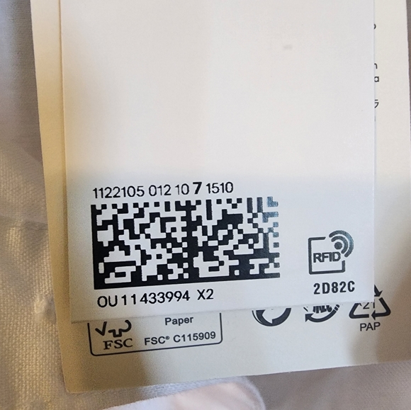 BNWT H&M Linen-Cottom Blend Button Down Shirt, US S - Picture 6 of 13